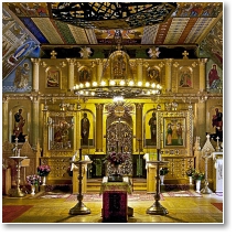 (21/45): Grabarka - Cerkiew pw. Przemienienia Paskiego, wntrze, ikonostas
